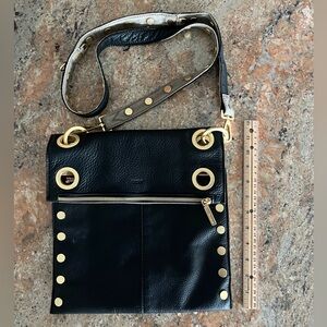 Hammitt VIP Montana Reversible Crossbody Bag (large) with Gold Accents